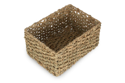 LARGE THATCH GRASS STORAGE BASKET