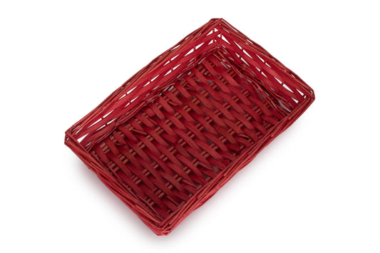 SMALL RED CHIPWOOD TRAY