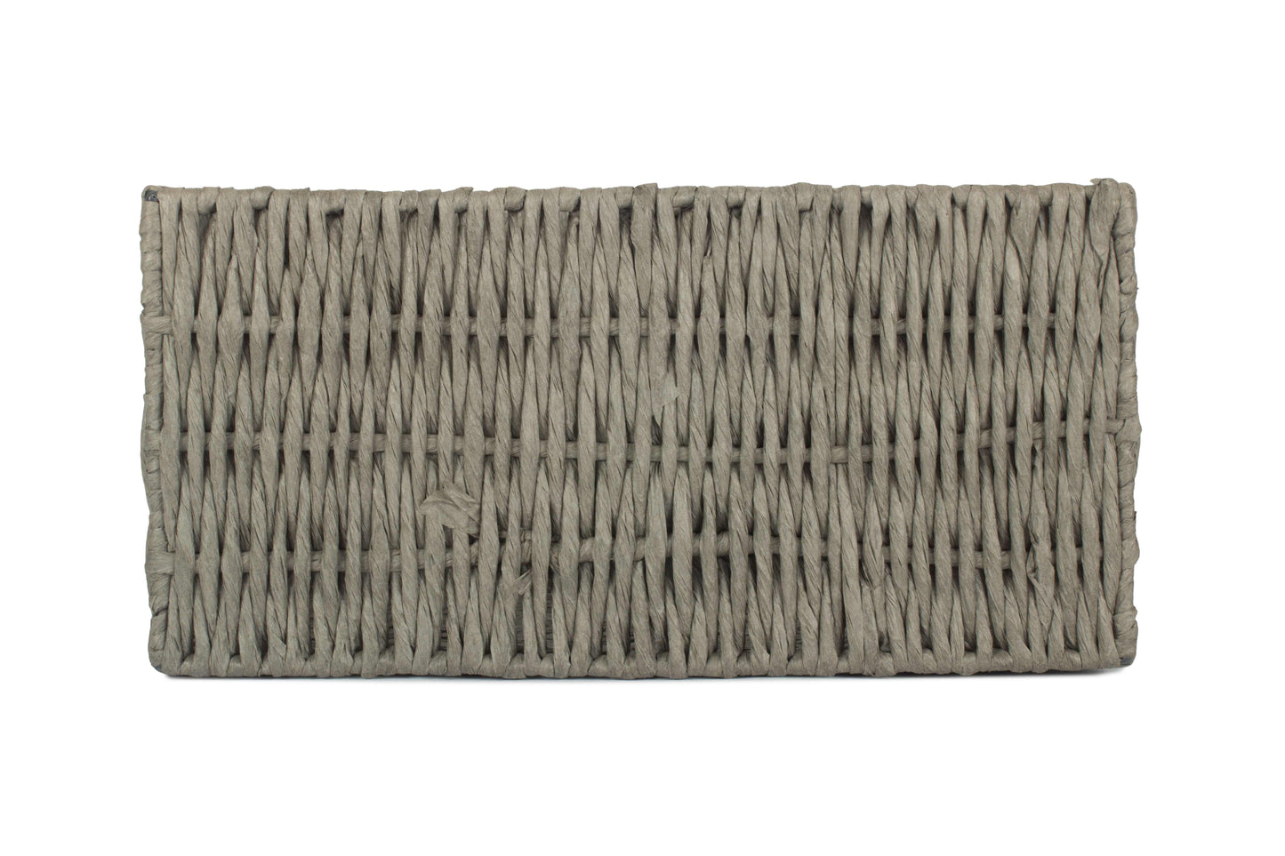 MEDIUM GREY PAPER ROPE STORAGE BASKET