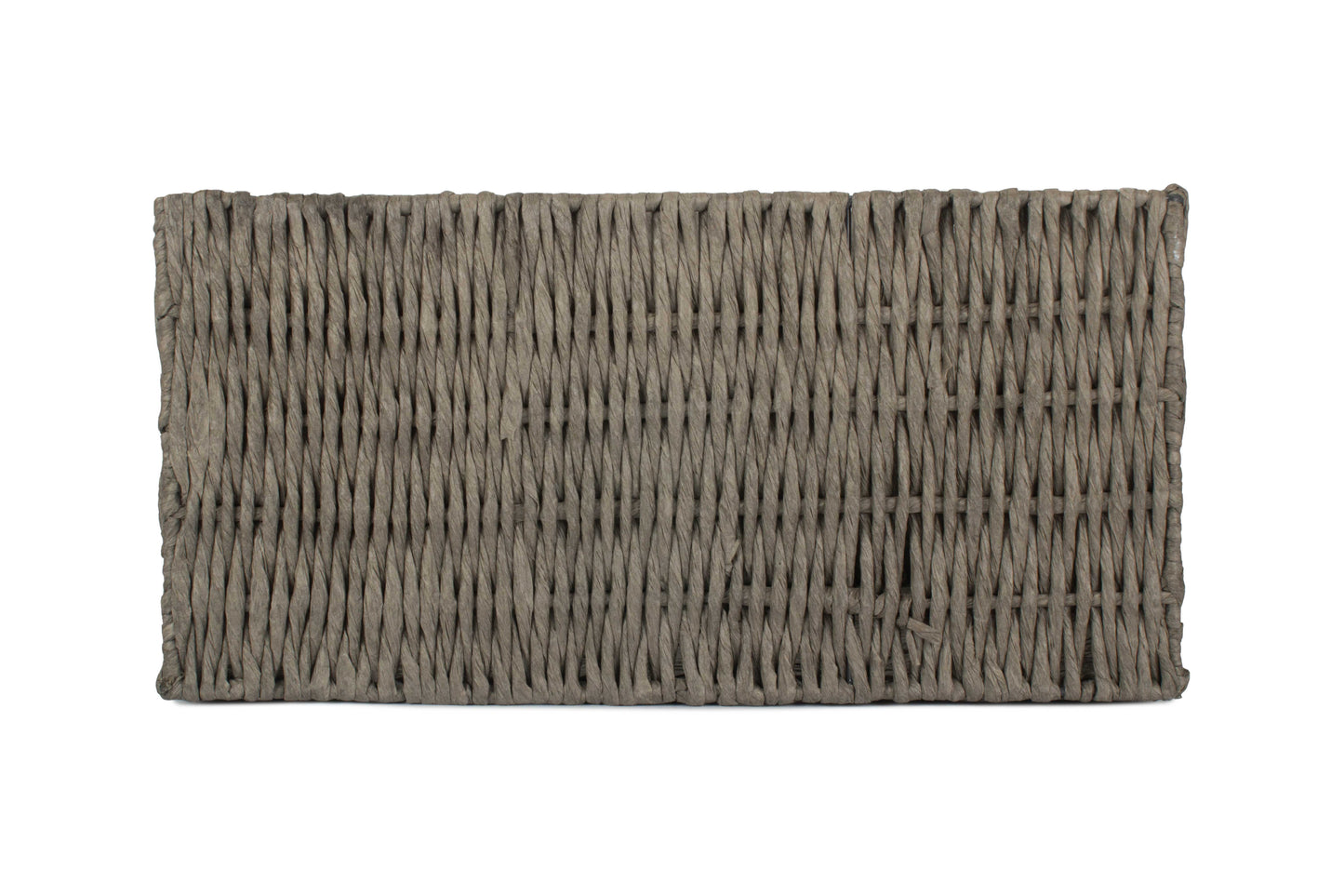 EXTRA LARGE GREY PAPER ROPE STORAGE BASKET
