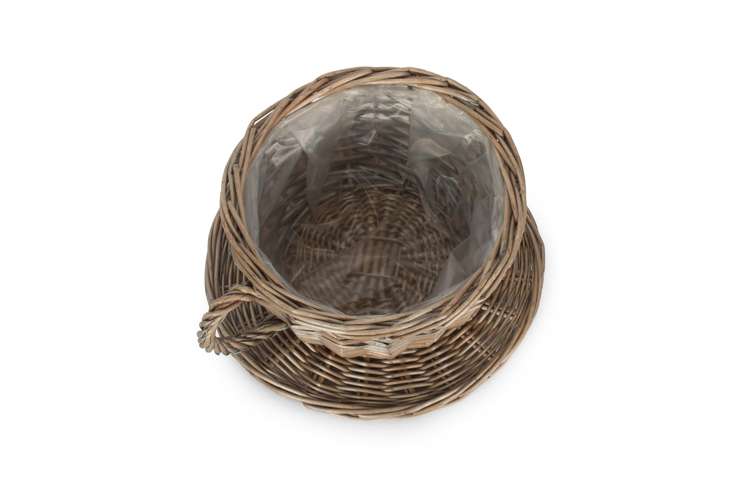 ANTIQUE WASH TEA CUP BASKET