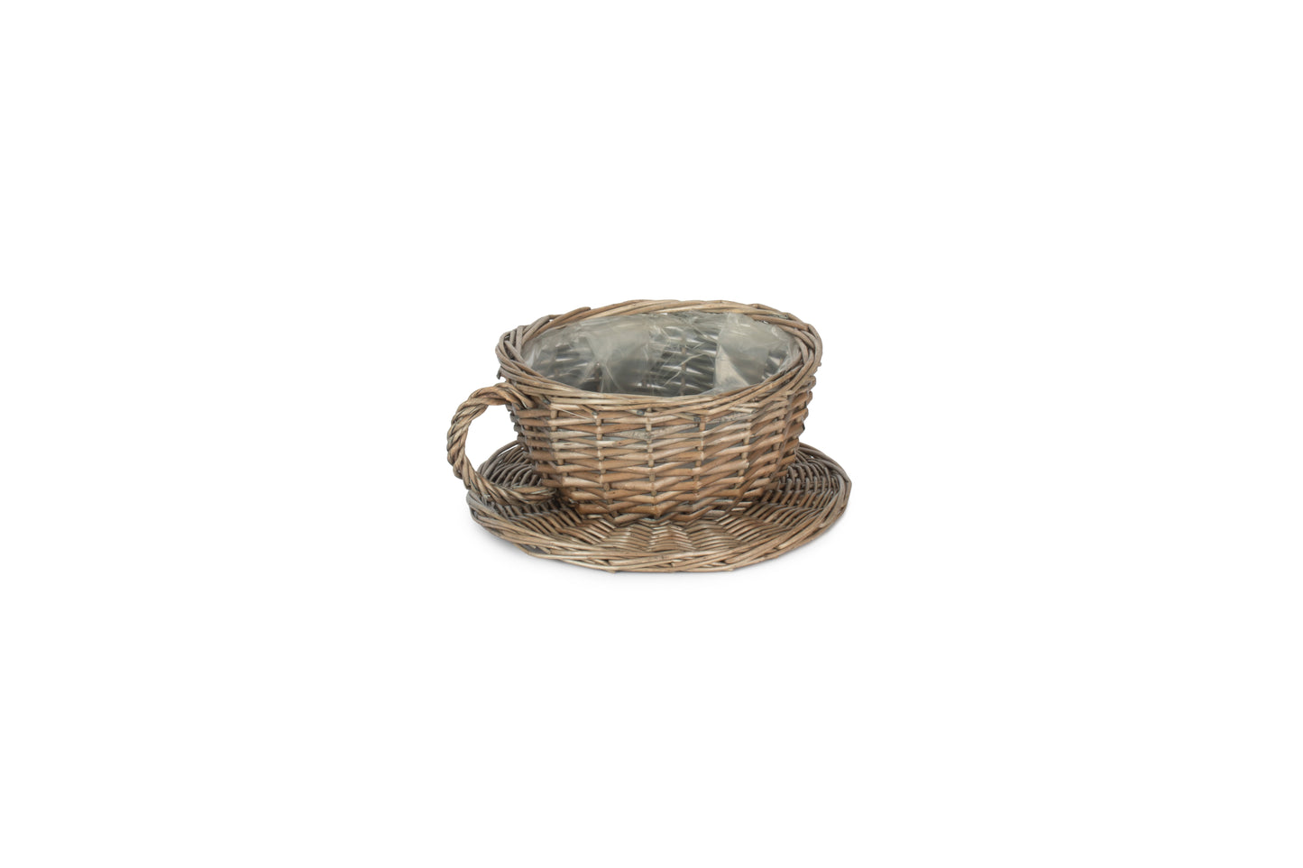 ANTIQUE WASH TEA CUP BASKET