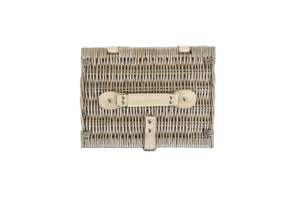 12" ANTIQUE WASH SPLIT WILLOW HAMPER