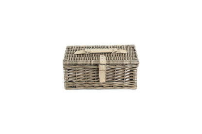 10" ANTIQUE WASH SPLIT WILLOW HAMPER