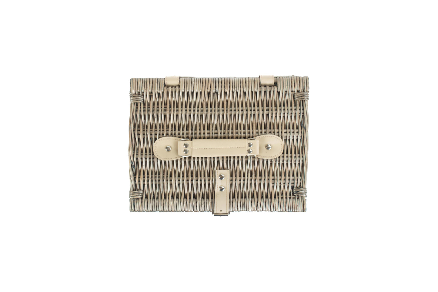 10" ANTIQUE WASH SPLIT WILLOW HAMPER