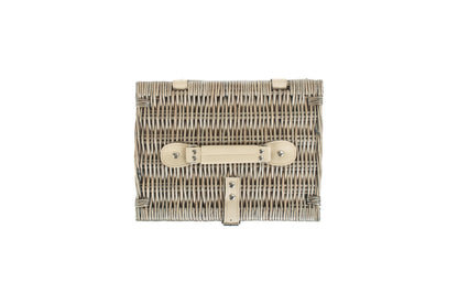 10" ANTIQUE WASH SPLIT WILLOW HAMPER