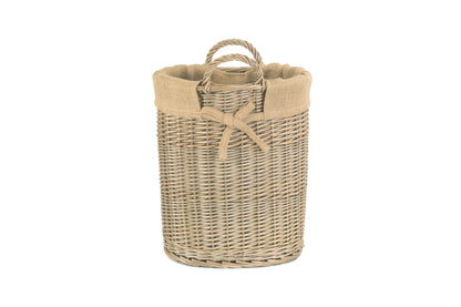 SMALL OVAL LOG / STORAGE BASKET