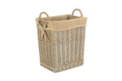 SMALL RECTANGULAR LOG / STORAGE BASKET