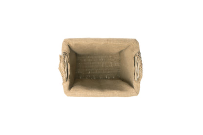 SMALL RECTANGULAR LOG / STORAGE BASKET