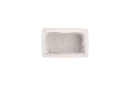 SMALL DOUBLE STEAMED STORAGE BASKET with WHITE LINING