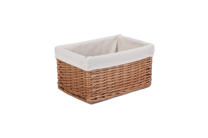 MEDIUM DOUBLE STEAMED STORAGE BASKET with WHITE LINING