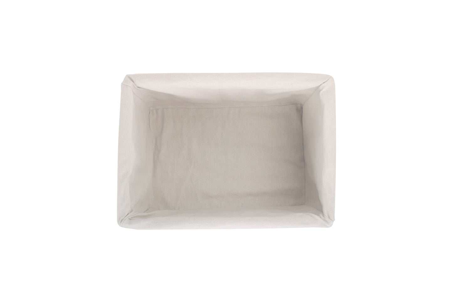 LARGE DOUBLE STEAMED STORAGE BASKET with WHITE LINING