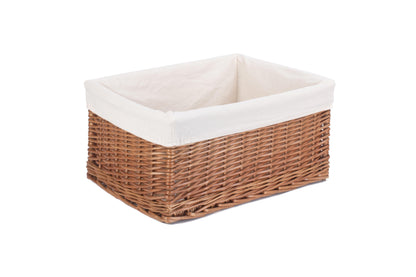 EXTRA LARGE DOUBLE STEAMED STORAGE BASKET with WHITE LINING