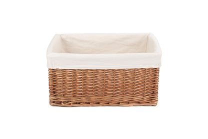 EXTRA LARGE DOUBLE STEAMED STORAGE BASKET with WHITE LINING