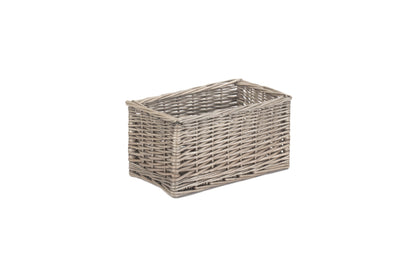 SMALL ANTIQUE WASH STORAGE BASKET