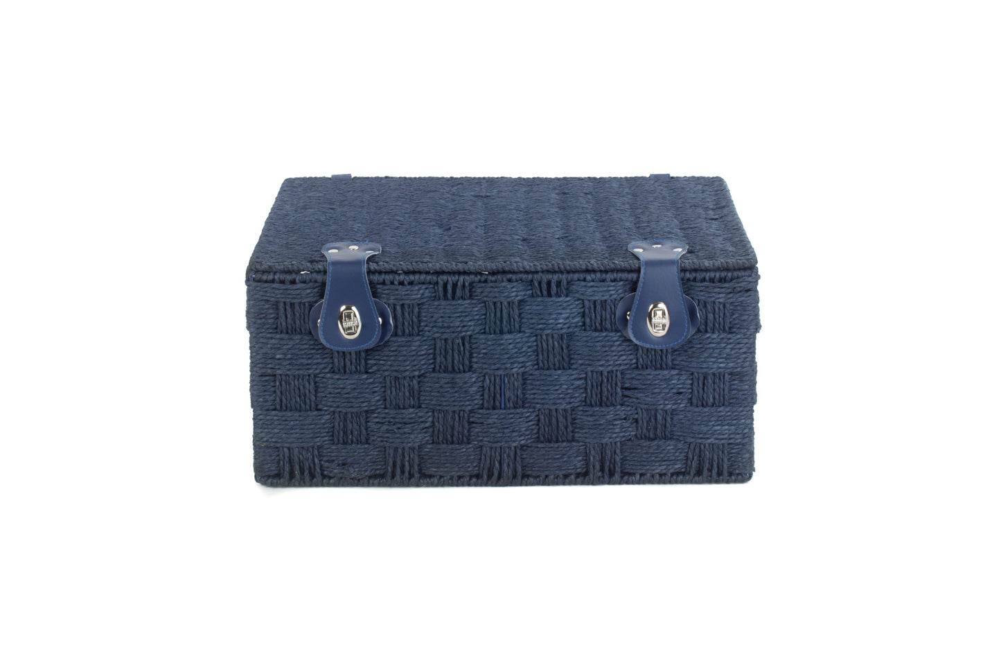 EXTRA LARGE BLUE PAPER ROPE HAMPER