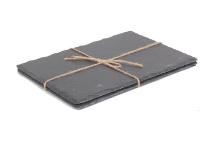 LARGE RECTANGULAR SLATE PLACE MAT SET 2