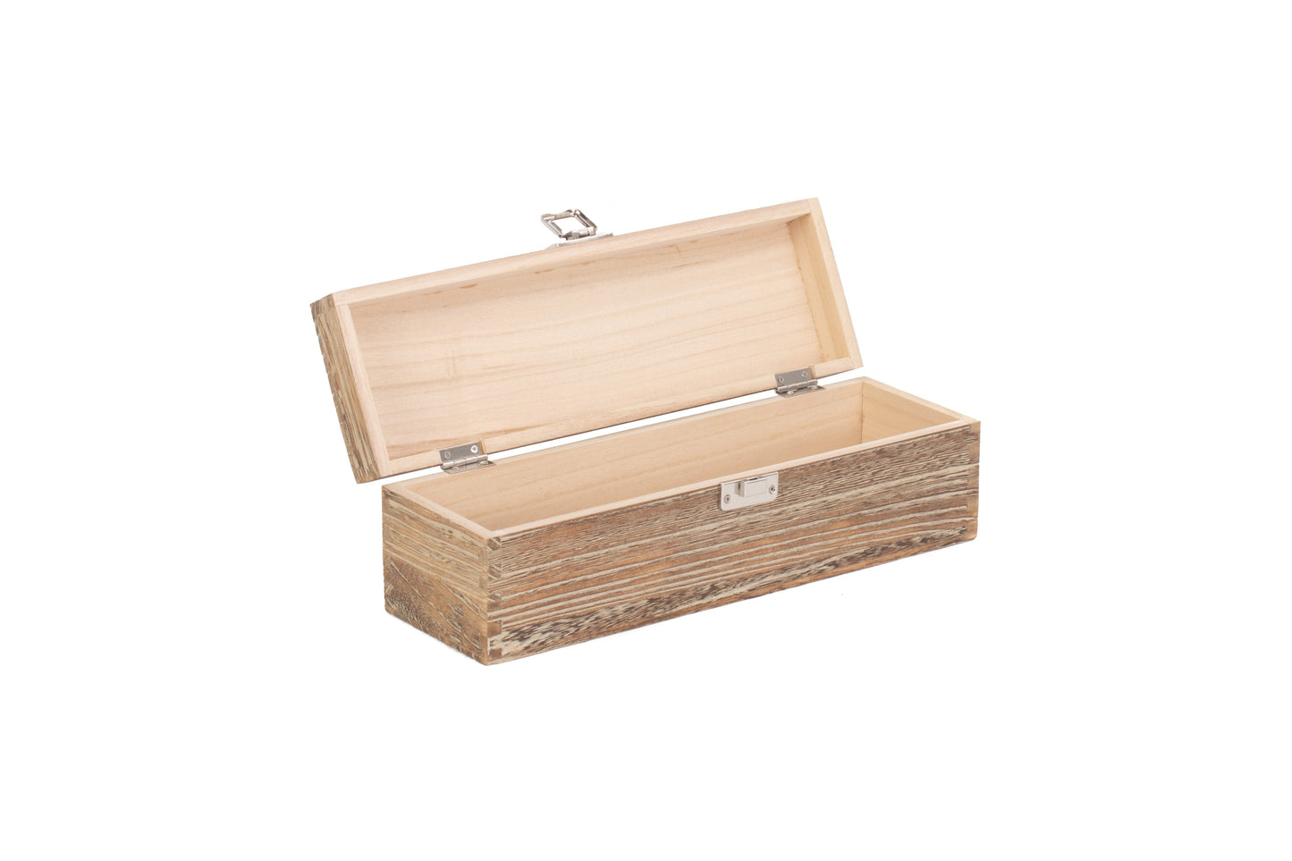 SINGLE BOTTLE OAK EFFECT WOODEN BOX
