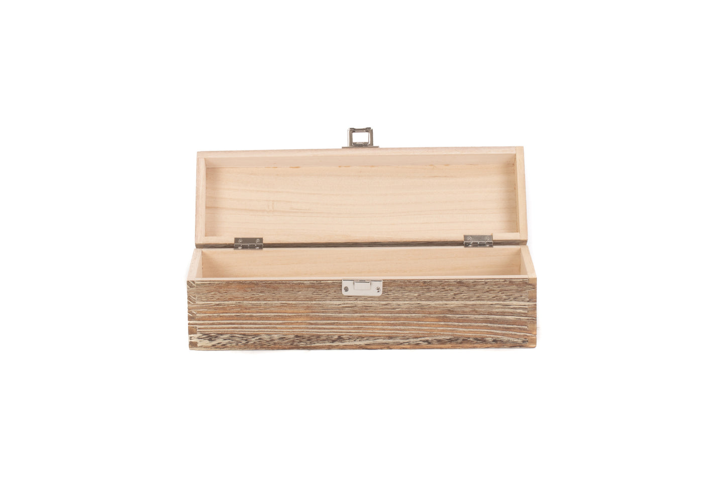 SINGLE BOTTLE OAK EFFECT WOODEN BOX