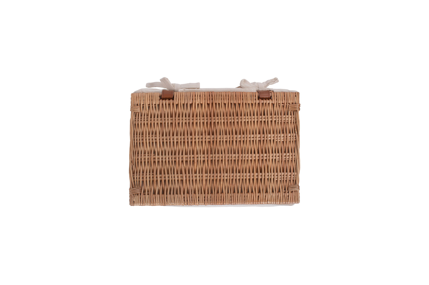 MEDIUM DOUBLE STEAMED STORAGE HAMPER with WHITE LINING