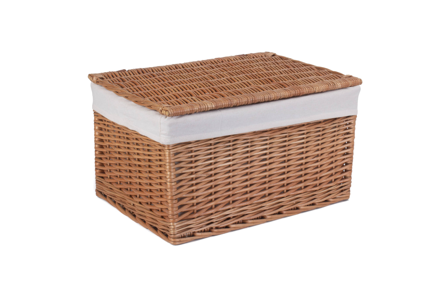 EXTRA LARGE DOUBLE STEAMED STORAGE HAMPER with WHITE LINING