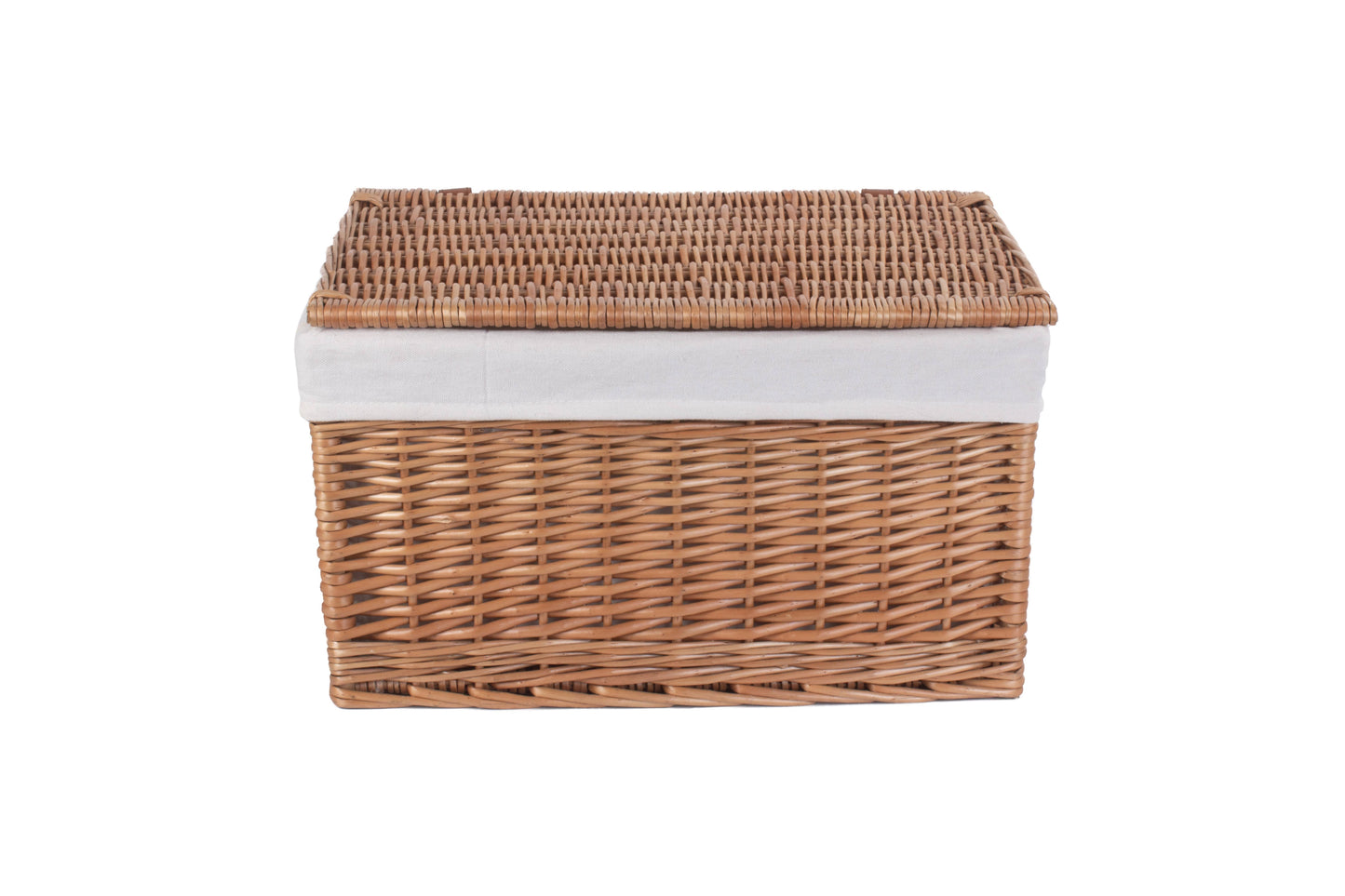 EXTRA LARGE DOUBLE STEAMED STORAGE HAMPER with WHITE LINING