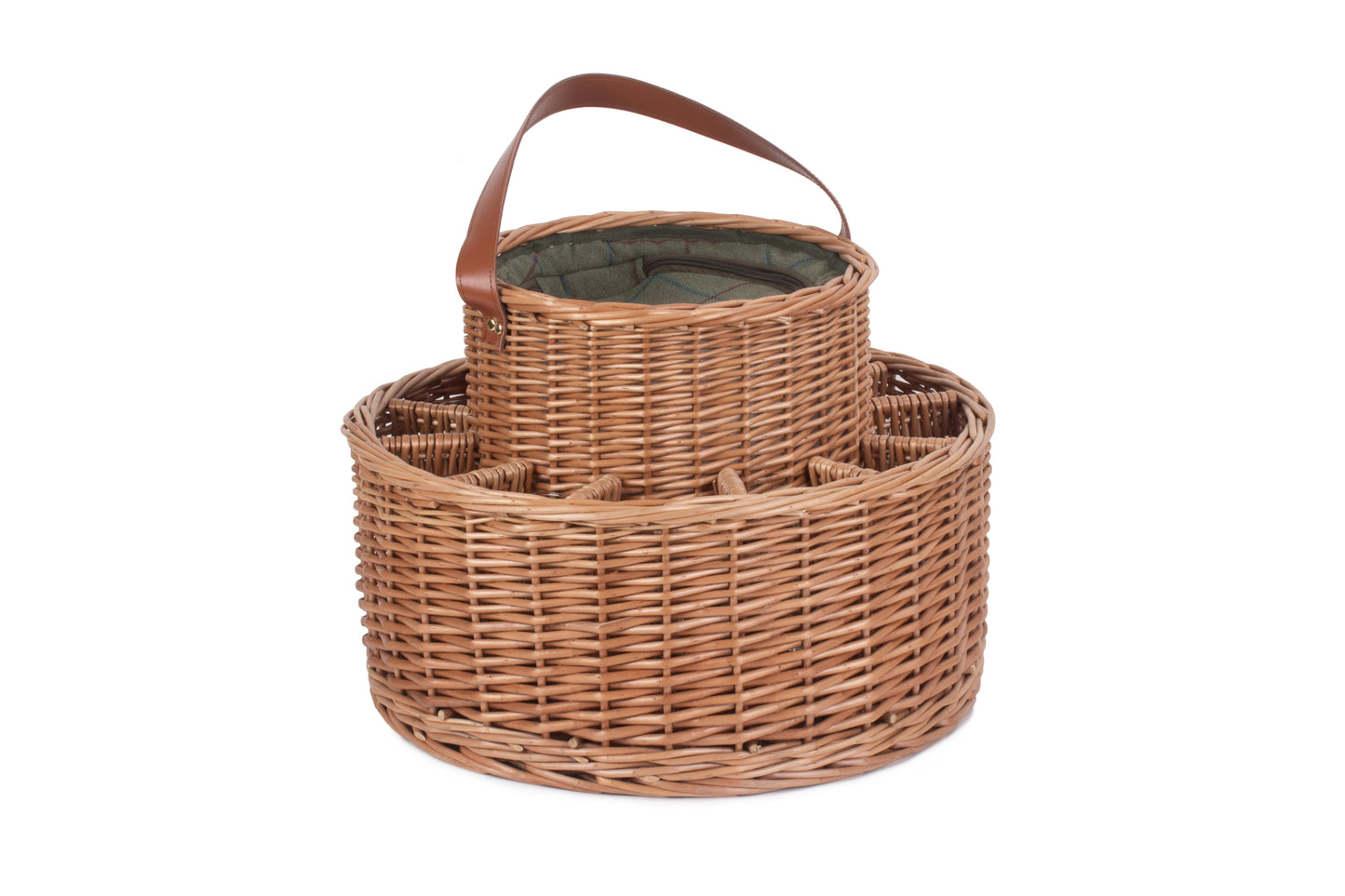 GREEN TWEED CHILLED GARDEN PARTY BASKET
