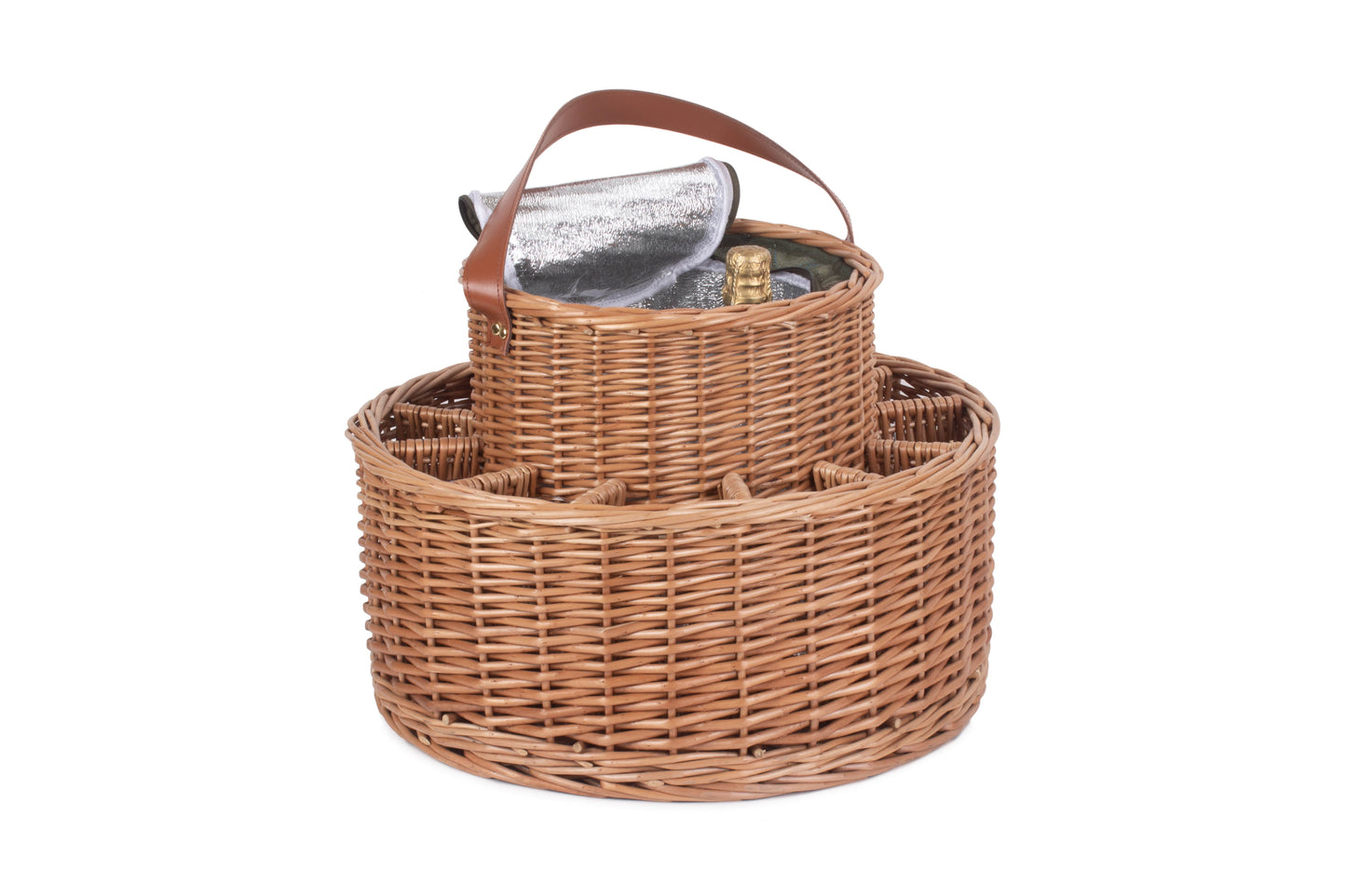 GREEN TWEED CHILLED GARDEN PARTY BASKET