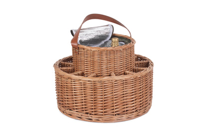 GREEN TWEED CHILLED GARDEN PARTY BASKET