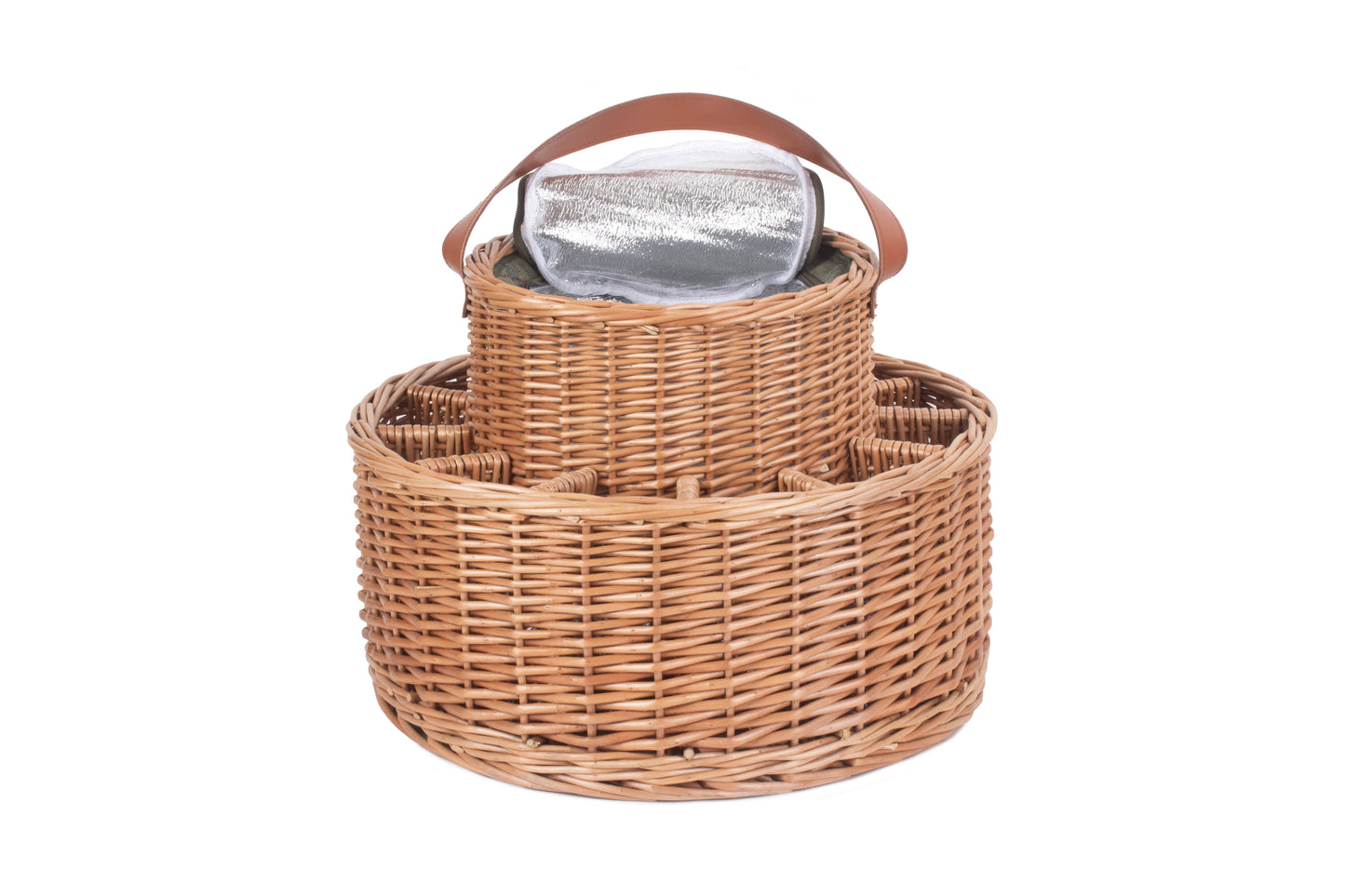 GREEN TWEED CHILLED GARDEN PARTY BASKET
