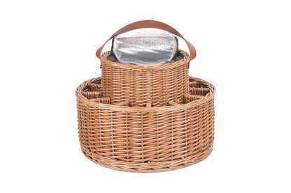 GREEN TWEED CHILLED GARDEN PARTY BASKET