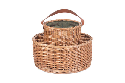 GREEN TWEED CHILLED GARDEN PARTY BASKET