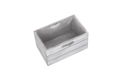 VINTAGE PLANTER with PLASTIC LINING