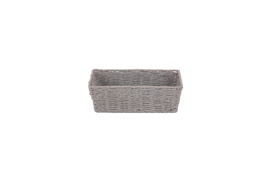 MEDIUM GREY PAPER ROPE TRAY