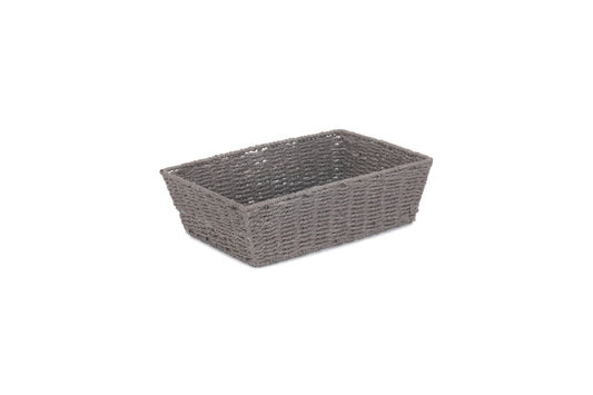 LARGE GREY PAPER ROPE TRAY