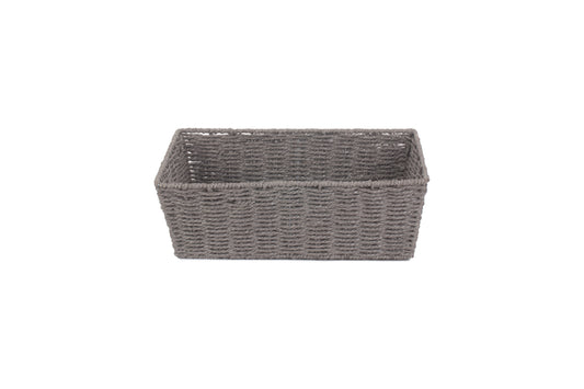 EXTRA LARGE GREY PAPER ROPE TRAY