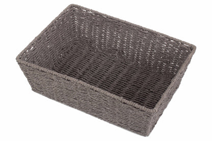 EXTRA LARGE GREY PAPER ROPE TRAY