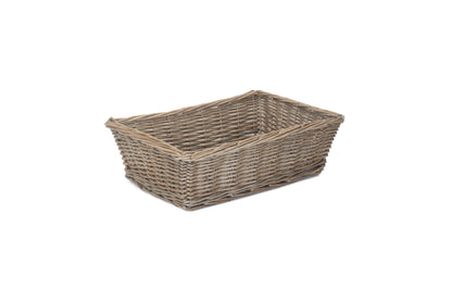 EXTRA LARGE ANTIQUE WASH TAPERED TRAY