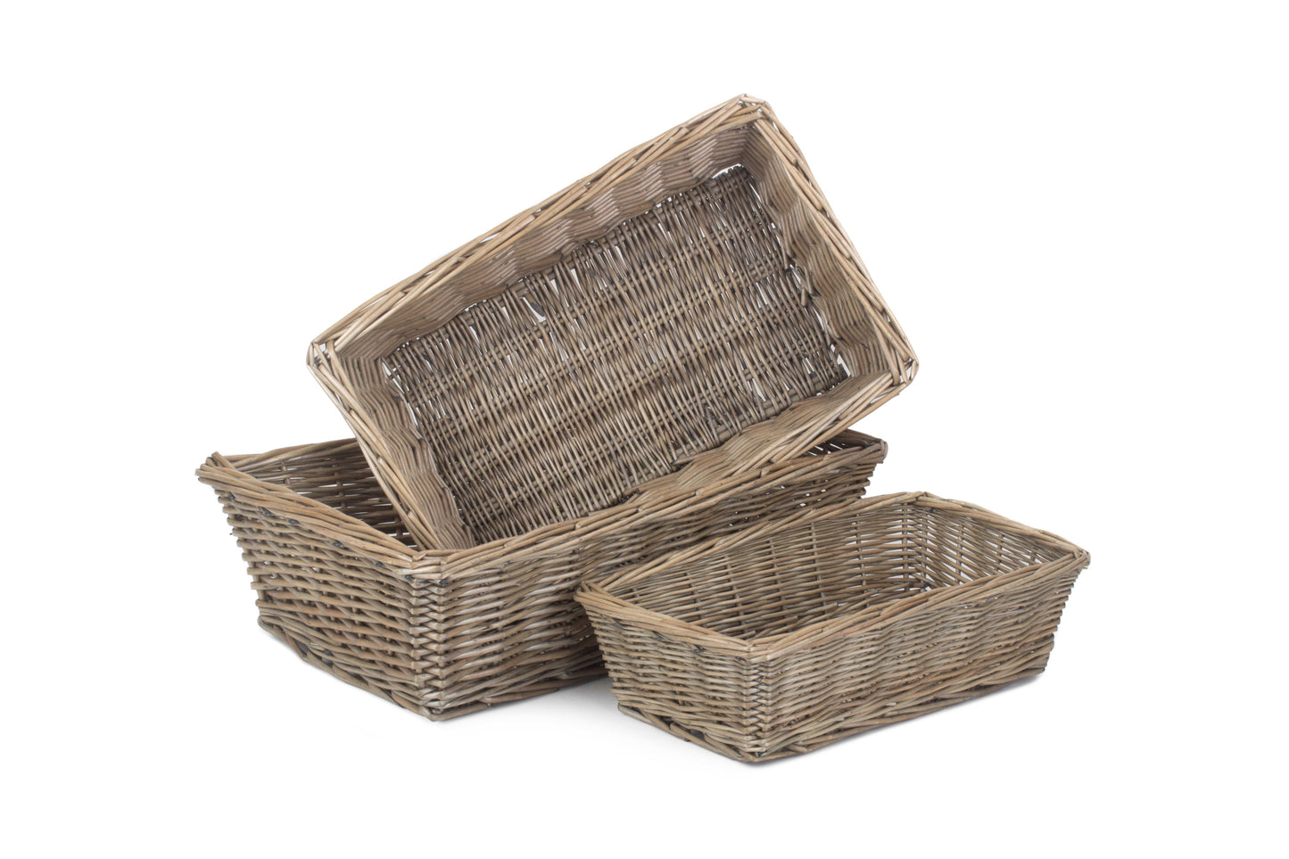 MEDIUM ANTIQUE WASH TAPERED TRAY