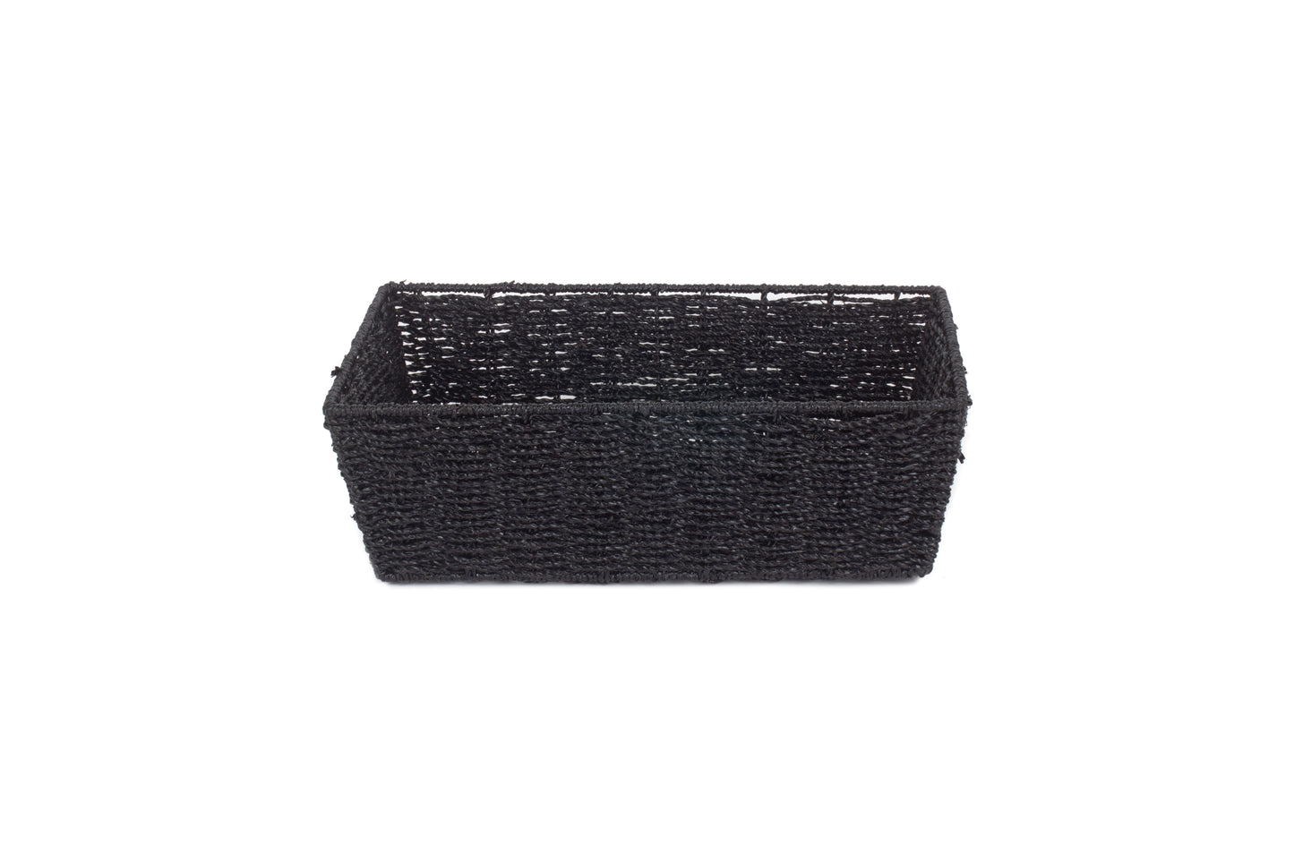 EXTRA LARGE BLACK PAPER ROPE TRAY