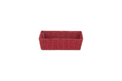 MEDIUM RED PAPER ROPE TRAY