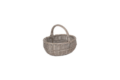SMALL ANTIQUE WASH BATHROOM SHOPPER - UNLINED