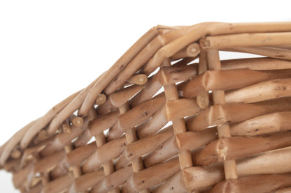 LIGHT STEAMED SQUARE SPLIT WILLOW TRAY