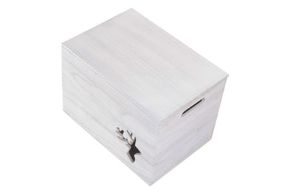 REINDEER CUT-OUT WOODEN BOX