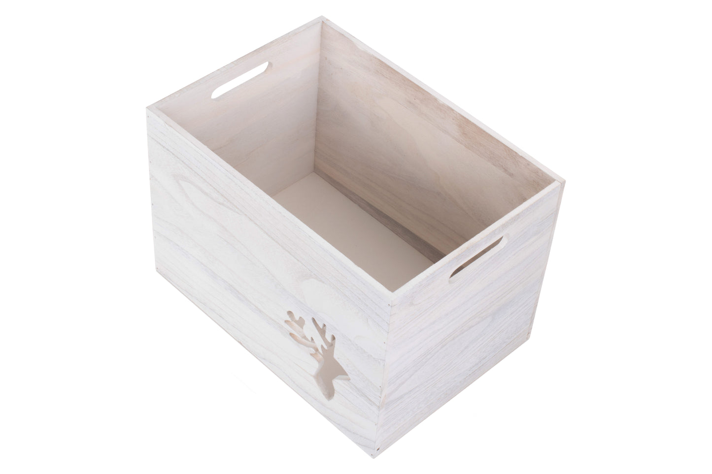 REINDEER CUT-OUT WOODEN BOX