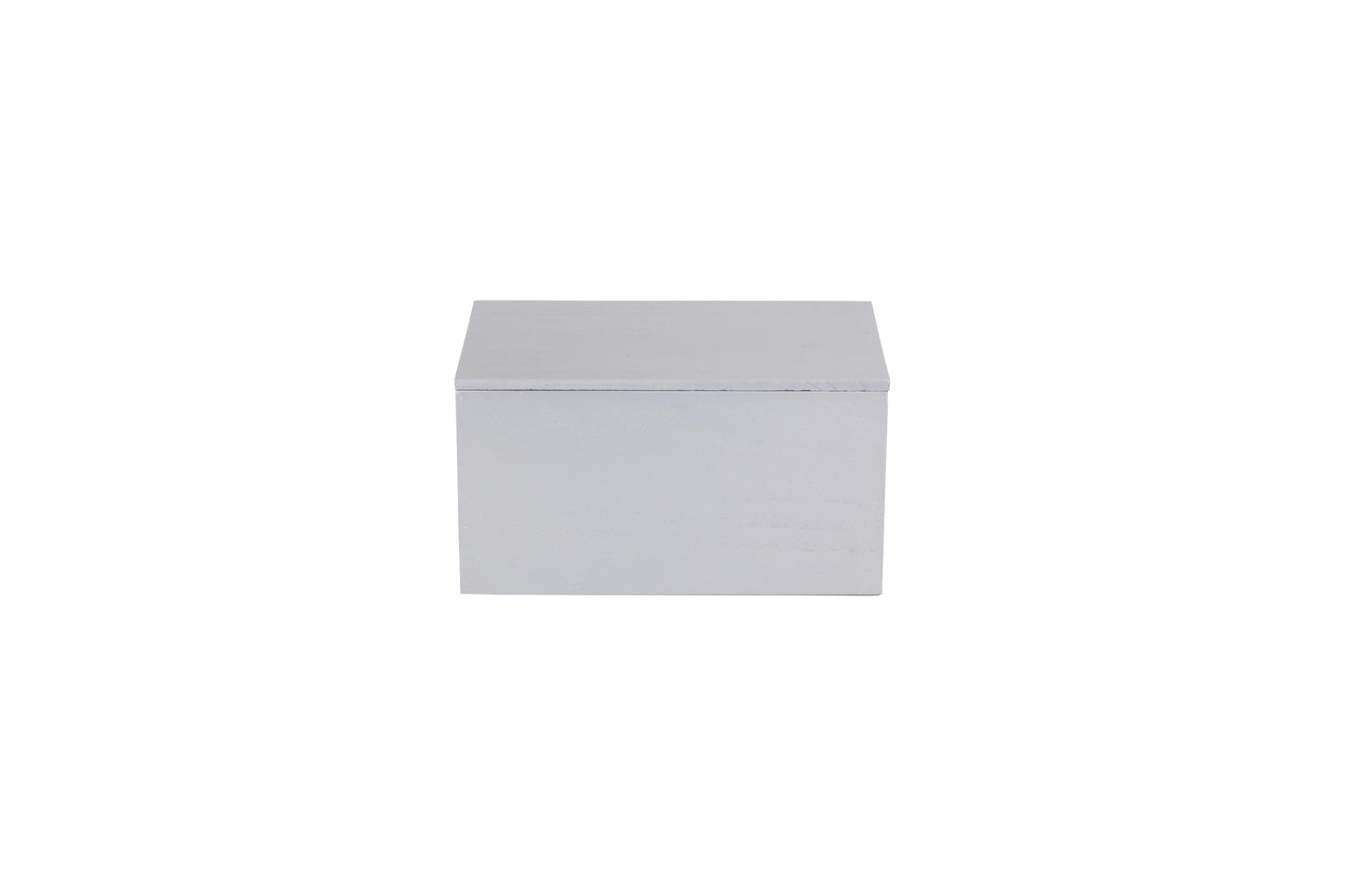 SILVER STAR CUT-OUT WOODEN BOX