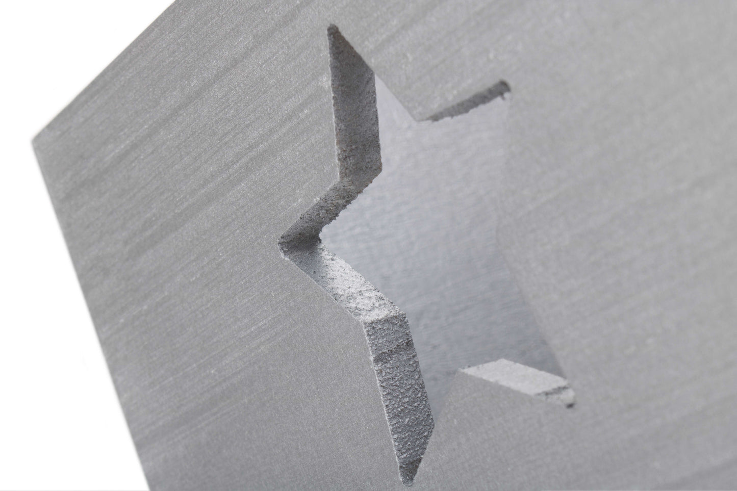 SILVER STAR CUT-OUT WOODEN BOX