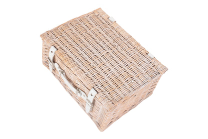 16" WHITE HAMPER