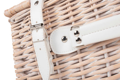 16" WHITE HAMPER