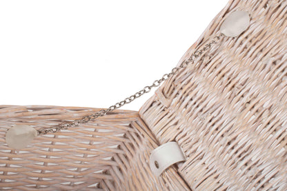 16" WHITE HAMPER